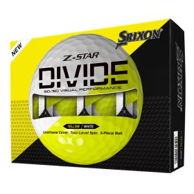 Srixon Z-STAR DIVIDE Golf Balls White/Tour Yellow (10360371)