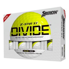 Srixon Z-STAR XV DIVIDE Golf Ball White/Tour Yellow