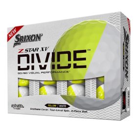 Srixon Z-STAR XV DIVIDE Golf Ball Yellow/White