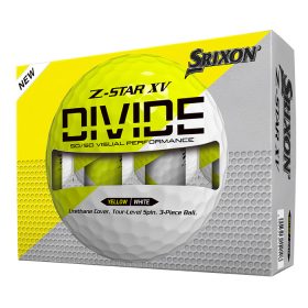 Srixon Z-STAR XV DIVIDE Golf Balls White/Tour Yellow (10360391)