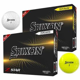 Srixon Z-Star Golf Balls Tour Yellow (Sleeve/3 Ball Pack)