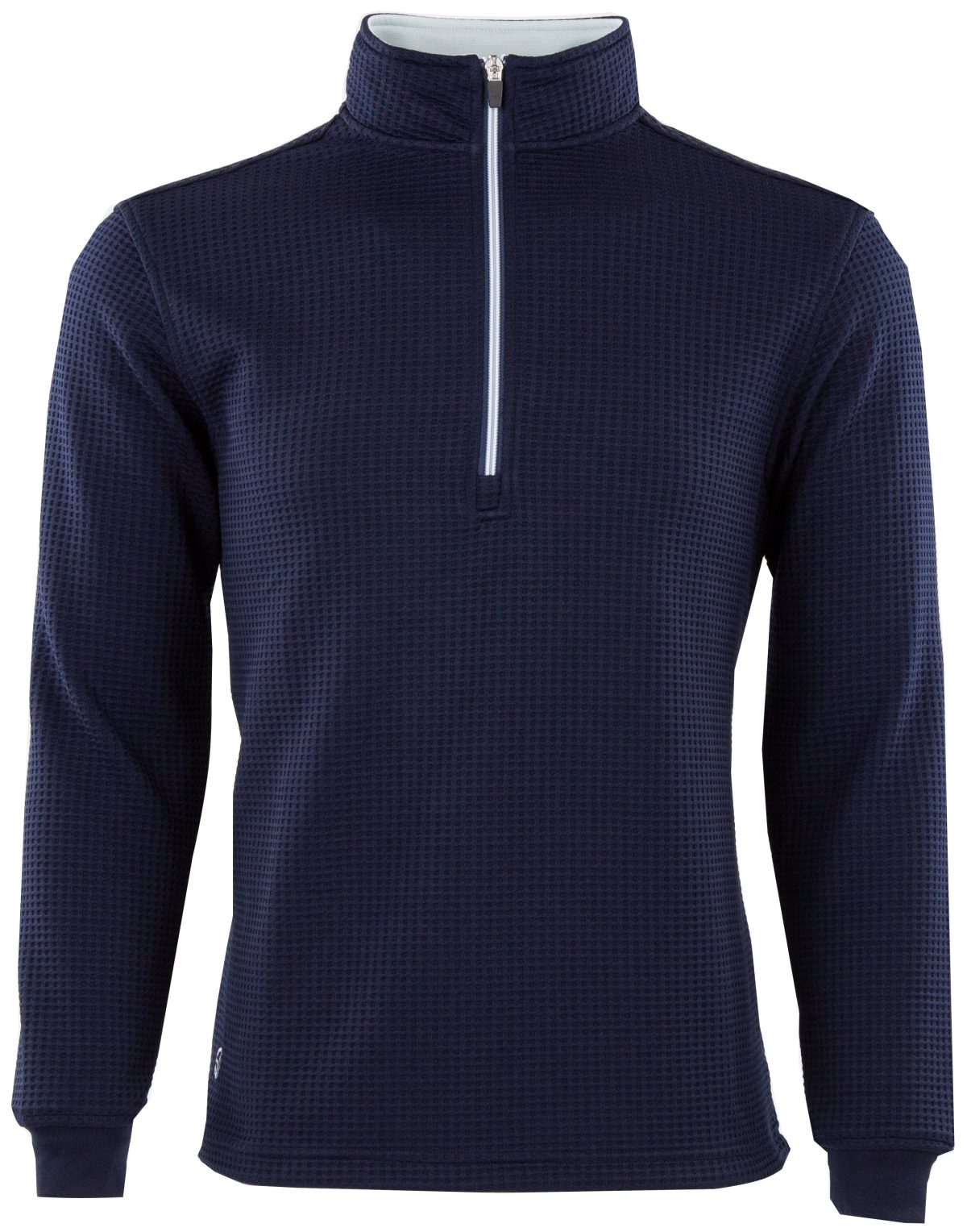 Straight Down Optic Quarter-Zip Men's Golf Pullover - Blue, Size: Large