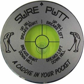 Sure Putt Pro Golf Green Reader & Golf Putting Aid - Silver