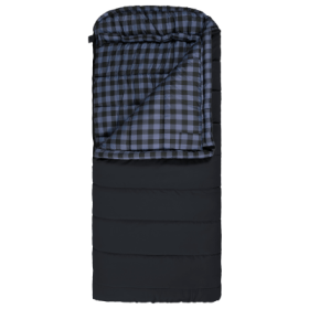 TETON Sports Bridger -35°F Canvas Sleeping Bag - Charcoal/Blue