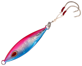 Tady Lures Tuna Slow Pitch Jig - Blue Pink Glow - 4-1/4"