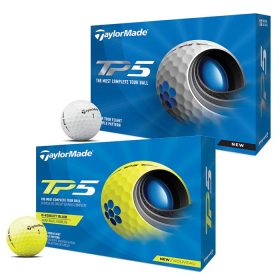 TaylorMade 2021 TP5 Golf Balls White (M7198501)