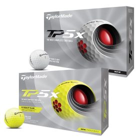 TaylorMade 2021 TP5x Golf Balls White (N7600501)