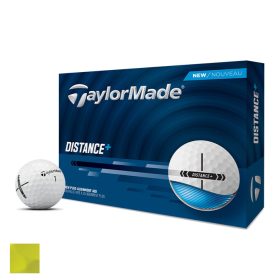 TaylorMade Distance+ Golf Balls Yellow