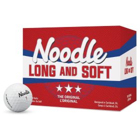 TaylorMade Noodle Long & Soft Golf Balls (15 ball pack) White