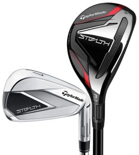 TaylorMade Stealth Hybrid Combo Iron Set - 3H,4H,5-PW - STIFF - RIGHT - Golf Clubs