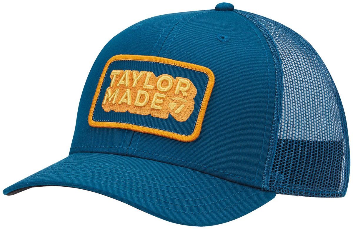 TaylorMade Ventura Retro Trucker Men's Golf Hat - Blue, Size: Regular