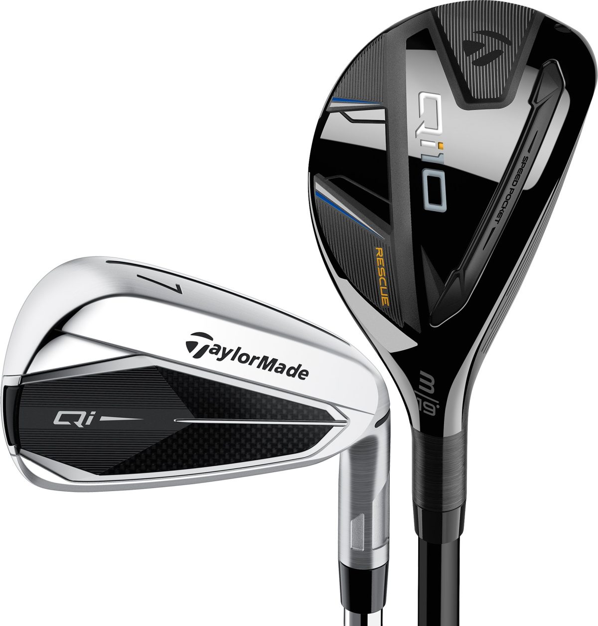 TaylorMade Womens Qi Hybrid Combo Iron Set 2025 - RIGHT - LADY - 5H,6H,7-P,A,S - Golf Clubs