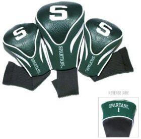 Team Golf Michigan State Spartans Contour Sock Headcovers - 3 Pack