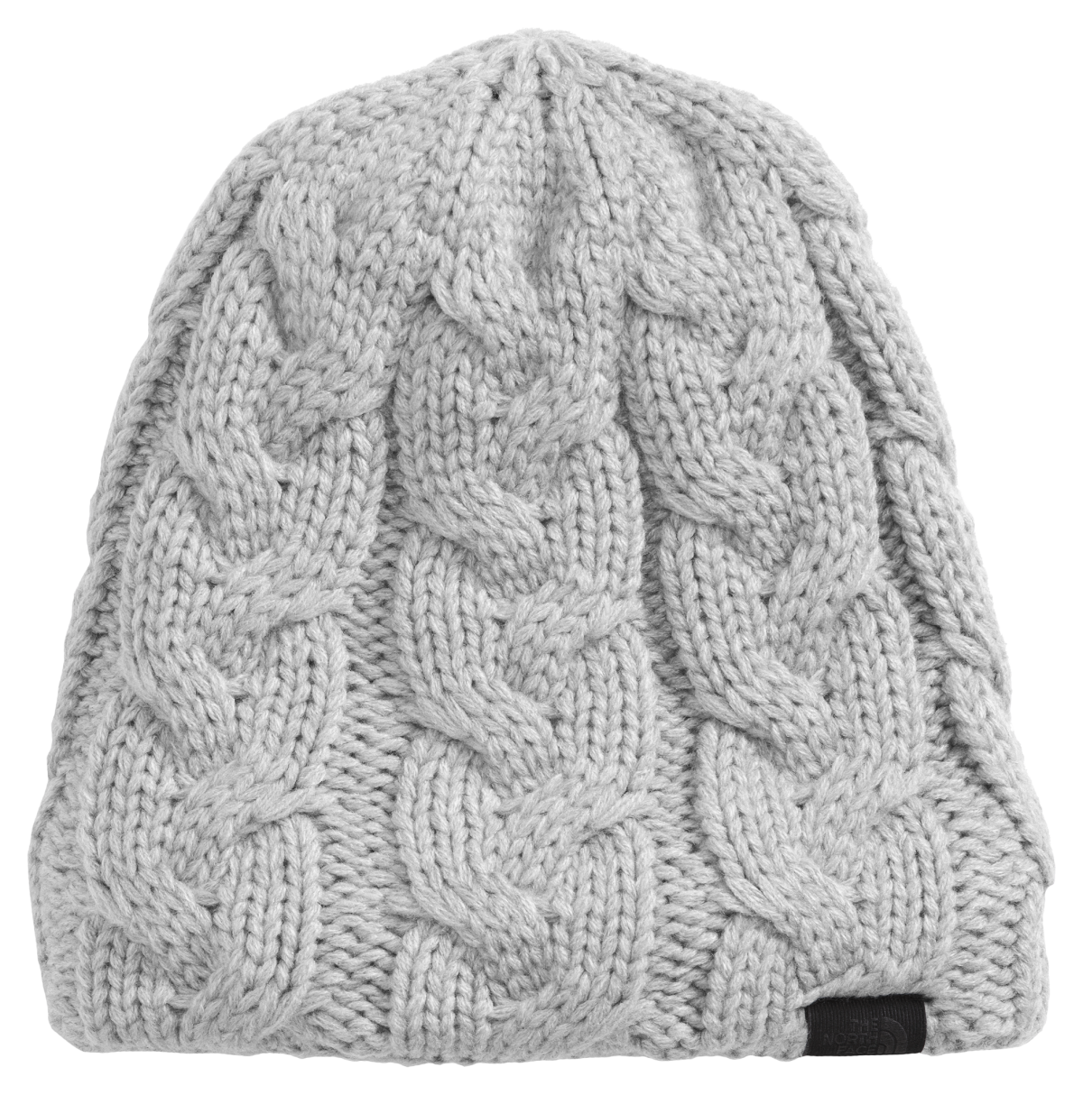 The North Face Cable Minna Beanie for Ladies - TNF Light Grey Heather