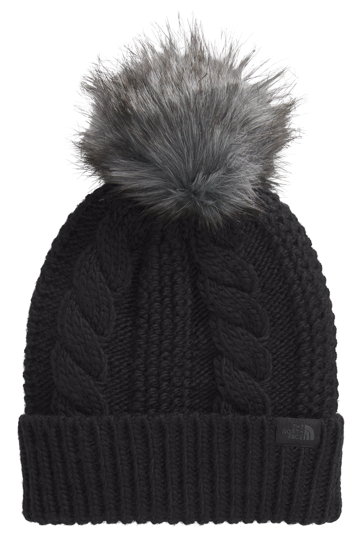 The North Face Oh Mega Fur Pom Beanie for Ladies - TNF Black