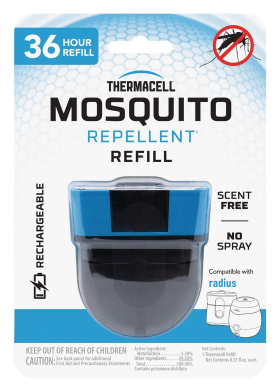 Thermacell Mosquito-Repellent Refill for Radius and Rechargeable Repeller Units - 36 Hours