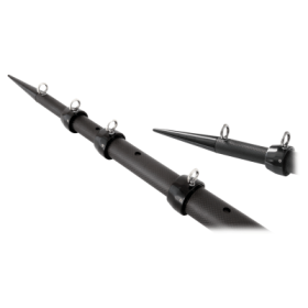 Tigress XD 3K Carbon Fiber Telescoping Outrigger Poles - Matte Black/Black