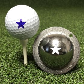 Tin Cup Golf Ball Stencil