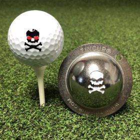 Tin Cup Golf Ball Stencil