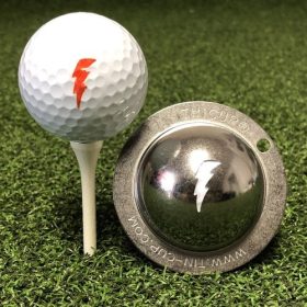 Tin Cup Golf Ball Stencil