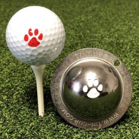 Tin Cup Golf Ball Stencil