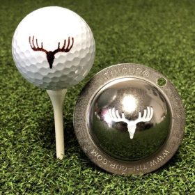 Tin Cup Golf Ball Stencil