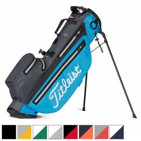 Titleist 2021 Players 4 StaDry Stand Bag Gray/White/Black