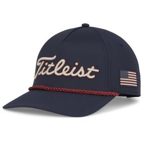 Titleist Limited Edition Stars & Stripes Players Rope Hat Navy/Burgundy/Bone