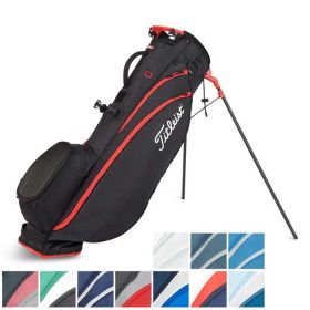 Titleist Players 4 Carbon Stand Bag Peach/Gray/White