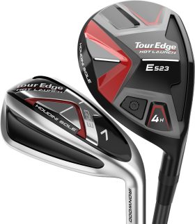 Tour Edge E523 Hybrid Combo Iron-Wood Set - RIGHT - REG - 4H,5H,6-PW - Golf Clubs