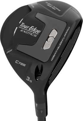 Tour Edge Exotics C725 Fairway Woods 2025 - RIGHT - HZRD BLK G5 70S - 15.0 - Golf Clubs