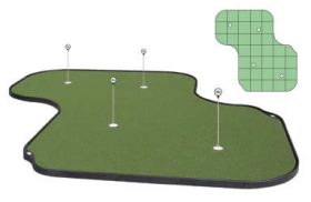 Tour Links 14'x14' Indoor/ Outdoor Putting Green