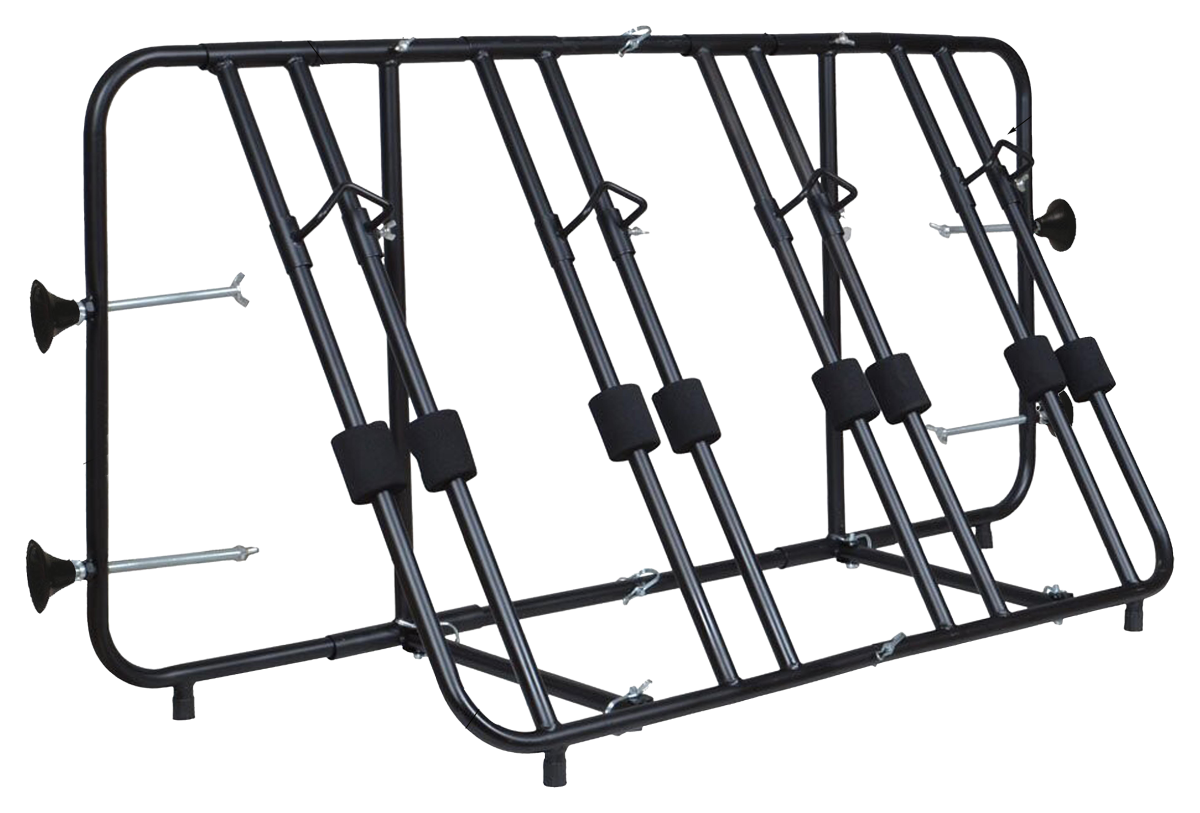 Tow Tuff Adjustable Truck-Bed Bike Rack