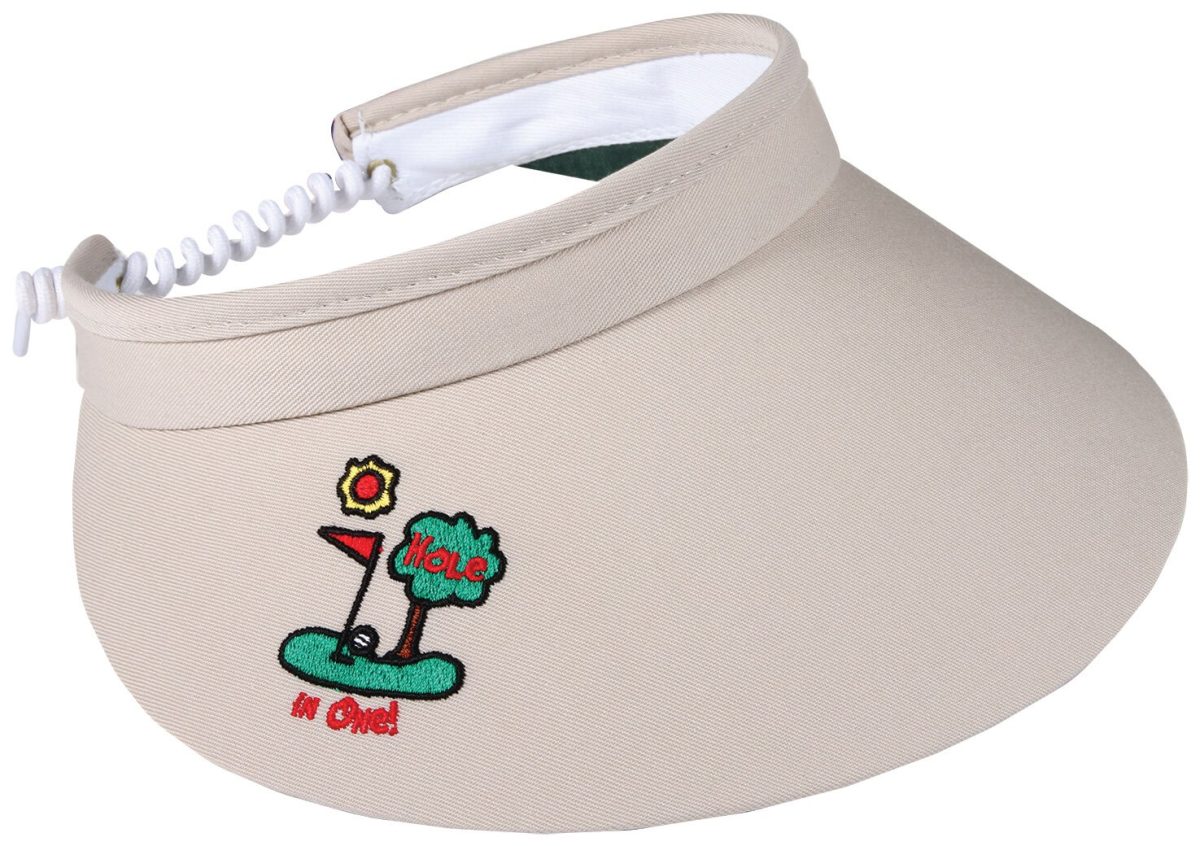 Town Talk Womens Decorated Golf Visor - Green