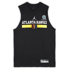 Trae Young Atlanta Hawks Player-Worn Black NBA Cup Sleeveless Shirt from the 2024-25 NBA Season - Size MT