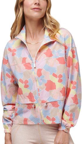 TravisMathew Womens Girls Weekend Tech Woven Golf Jacket - Multicolor, Size: Large