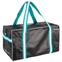 True Pro Junior Hockey Equipment Bag - '17 Model in Black/Teal Size 28 in. x 15 in. x 15 in