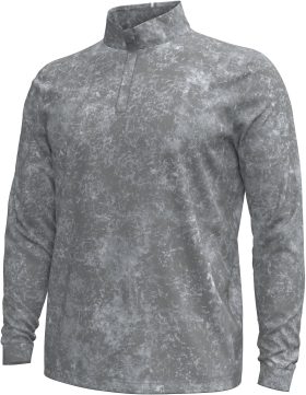 Under Armour Playoff 3.0 Print Quarter-Zip Men's Golf Pullover - Grey, Size: Large