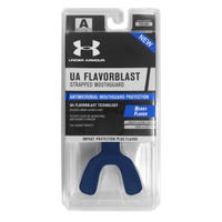 Under Armour Strapped Flavor Blast Antimicrobial Mouth Guard in Blueberry Size Youth