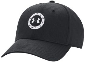 Under Armour UA Jordan Spieth Tour Adjustable Men's Golf Hat - Black