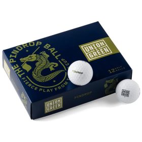 Union Green Pindrop Golf Ball White (Sleeve/3 Ball Pack)