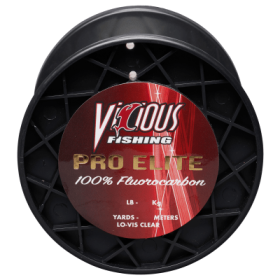 Vicious Fishing Pro Elite 100% Japanese Fluorocarbon Fishing Line - 800 Yards - 25 lb.