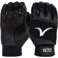 Victus Debut 2.0 Boy's Baseball Batting Gloves in Black Size Large