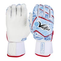 Victus Nox Full Wrap Men's Batting Gloves - 2024 Model in Red/White Blue Size X-Large