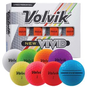 Volvik New VIVID Golf Ball White