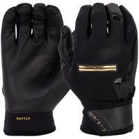 Warstic IK3 Adult Baseball Batting Gloves in Black Size Medium