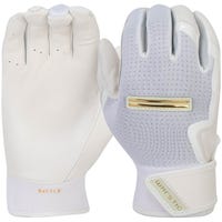 Warstic IK3 Adult Baseball Batting Gloves in White Size Large