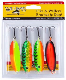 Williams Pike & Walleye Wabler Spoon Kit