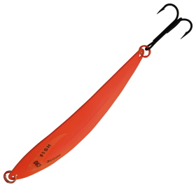 Williams Whitefish Spoon - 6'' - Fluorescent Orange