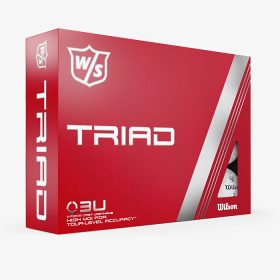 Wilson Triad Golf Balls White (Sleeve/3 Ball Pack)